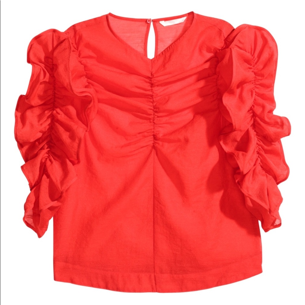 Sheer Red Top